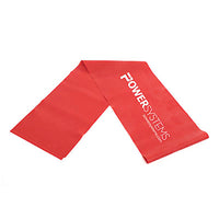 Power Systems Flat Band, 4 ft. roll, Medium, Red — for Resistance Training and Rehabilitation