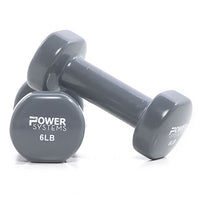 Power Systems Deluxe Vinyl Coated Dumbbell, Pair, 1 lb — for Strength Training and Rehabilitation