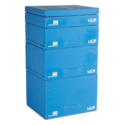 Power Systems Plyo-Safe G2 Plyo Block Set (1 ea: 3", 6", 12", 18", 24") — for Strength Training and Rehabilitation