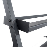 Power Systems Granite Series Horizontal Dumbbell Rack, Three Tier — for Strength Training and Rehabilitation