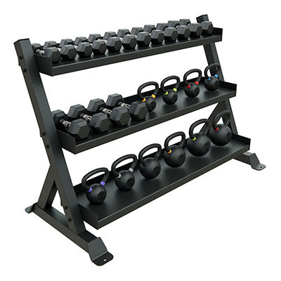 Power Systems Granite Series Multipurpose Rack, Three Tier — for Organized Equipment Storage