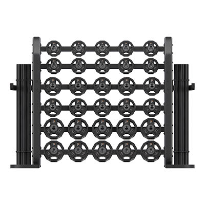 Power Systems Denali Series Barbell Plate Rack — for Organized Equipment Storage
