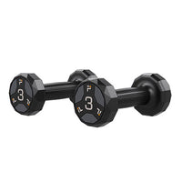 Power Systems Urethane Cardio Dumbbell, Gray, 3 lb., Pair — for Strength Training and Rehabilitation