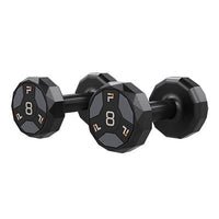 Power Systems Urethane Cardio Dumbbell, Gray, 3 lb., Pair — for Strength Training and Rehabilitation
