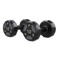 Power Systems Urethane Cardio Dumbbell, Gray, 3 lb., Pair — for Strength Training and Rehabilitation