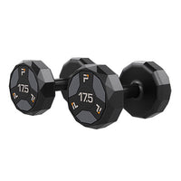 Power Systems Urethane Cardio Dumbbell, Gray, 3 lb., Pair — for Strength Training and Rehabilitation