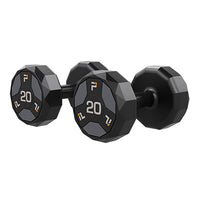 Power Systems Urethane Cardio Dumbbell, Gray, 3 lb., Pair — for Strength Training and Rehabilitation
