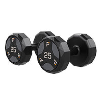 Power Systems Urethane Cardio Dumbbell, Gray, 3 lb., Pair — for Strength Training and Rehabilitation