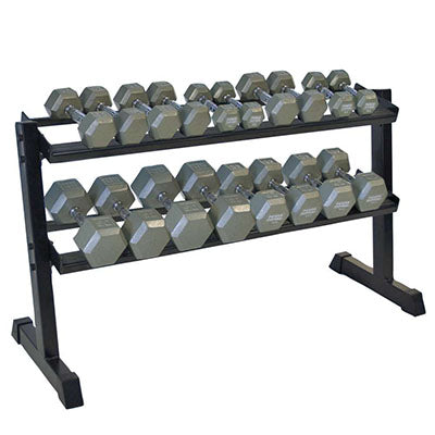 Power Systems Horizontal Dumbbell Rack — for Strength Training and Rehabilitation