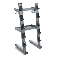 Power Systems Black Chrome Cable Attachments Bar and Accessory Rack — for Organized Equipment Storage