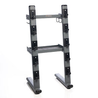 Power Systems Black Chrome Cable Attachments Bar and Accessory Rack — for Organized Equipment Storage