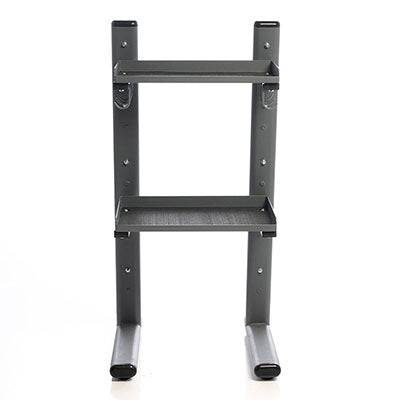 Power Systems Black Chrome Cable Attachments Bar and Accessory Rack — for Organized Equipment Storage