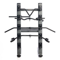 Power Systems Black Chrome Cable Attachment Bar Storage Rack w/ 9 Cable Attachment Bars — for Organized Equipment Storage