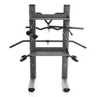 Power Systems Black Chrome Cable Attachment Bar Storage Rack w/ 9 Cable Attachment Bars — for Organized Equipment Storage