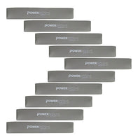 Power Systems Mini Versa-Loop, Ultra Heavy, Gray, 9", 10 Pack — for Resistance Training and Rehabilitation