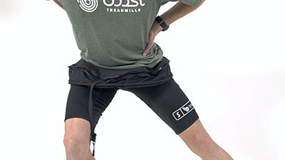 Boost Treadmills Shorts with Single Zipper, XX-Small — for Gait Training and Conditioning