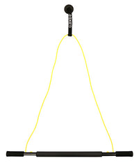 CanDo over door exercise bar and tubing, Yellow - x-light — for Resistance Tubing in Clinical and Institutional Care