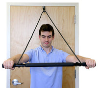 CanDo over door exercise bar and tubing, Yellow - x-light — for Resistance Tubing in Clinical and Institutional Care