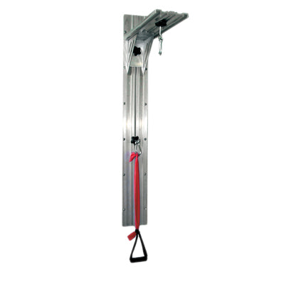 CanDo WalSlide Original Exercise Station, 3' Vertical Section with Overhead Section — for Resistance Training and Rehabilitation