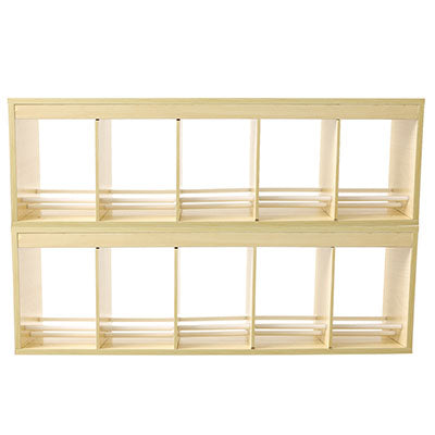 CanDo exercise band rack, plastic, 10 rolls — for Resistance Training and Rehabilitation