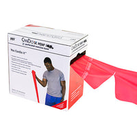 CanDo Low Powder Exercise Band - 100 yard Perf 100 roll - Yellow - x-light — for Resistance Training and Rehabilitation