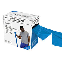 CanDo Low Powder Exercise Band - 100 yard Perf 100 roll - Yellow - x-light — for Resistance Training and Rehabilitation