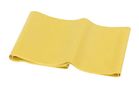 CanDo Low Powder Exercise Band - 4' length - Yellow - x-light — for Resistance Training and Rehabilitation