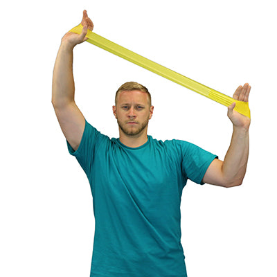CanDo Band Exercise Loop - 10" Long - Yellow - x-light — for Resistance Training and Rehabilitation