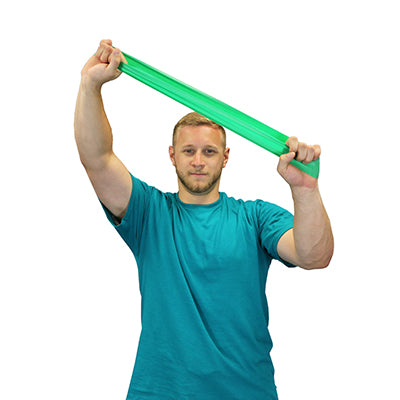 CanDo Band Exercise Loop - 10" Long - Green - medium — for Resistance Training and Rehabilitation