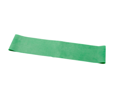 CanDo Band Exercise Loop - 15" Long - Green - medium — for Resistance Training and Rehabilitation