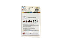 CanDo Low Powder Exercise Band Pep Pack - Easy with yellow, red and green band — for Resistance Training and Rehabilitation