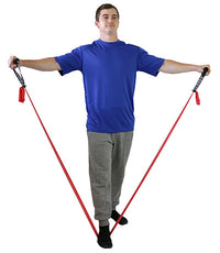 CanDo Exercise Band - Accessory - Foam Padded Adjustable Webbing Handle - 50 Pair — for Resistance Training and Rehabilitation