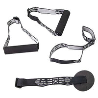 CanDo Exercise Band - Accessory - Kit, 1 each: loop stirrup, door disc, handle (pair) — for Resistance Training and Rehabilitation