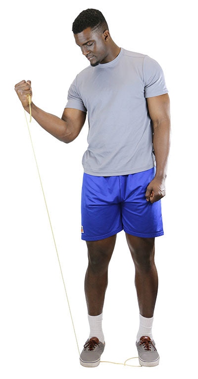 CanDo Low Powder Exercise Tubing - 25' roll - Tan - xx-light — for Resistance Training and Rehabilitation