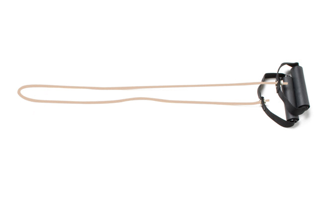 CanDo Tubing with Handles Exerciser - 48" - Tan - xx-light — for Resistance Tubing in Clinical and Institutional Care