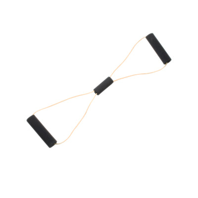 CanDo Tubing BowTie Exerciser - 22" - Tan - xx-light — for Resistance Tubing in Clinical and Institutional Care