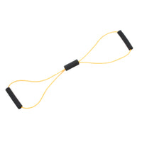 CanDo Tubing BowTie Exerciser - 30" - Yellow - x-light — for Resistance Tubing in Clinical and Institutional Care