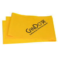CanDo Latex Free Exercise Band - 4' length - Yellow - x-light — for Resistance Training and Rehabilitation