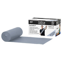 CanDo Latex Free Exercise Band - 6 yard roll - Yellow - x-light — for Resistance Training and Rehabilitation