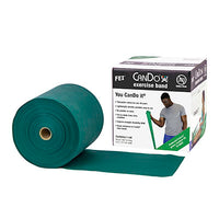 CanDo Latex Free Exercise Band - 6 yard roll - Yellow - x-light — for Resistance Training and Rehabilitation