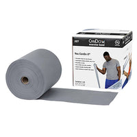 CanDo Latex Free Exercise Band - 6 yard roll - Yellow - x-light — for Resistance Training and Rehabilitation