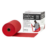 CanDo Latex Free Exercise Band - 6 yard roll - Yellow - x-light — for Resistance Training and Rehabilitation