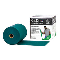 CanDo Latex Free Exercise Band - 6 yard roll - Yellow - x-light — for Resistance Training and Rehabilitation
