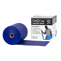CanDo Latex Free Exercise Band - 6 yard roll - Yellow - x-light — for Resistance Training and Rehabilitation