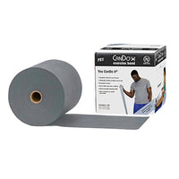 CanDo Latex Free Exercise Band - 6 yard roll - Yellow - x-light — for Resistance Training and Rehabilitation