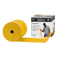 CanDo Latex Free Exercise Band - 6 yard roll - Yellow - x-light — for Resistance Training and Rehabilitation