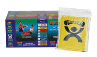 CanDo Latex Free Exercise Band - 4' length - Yellow - x-light — for Resistance Training and Rehabilitation