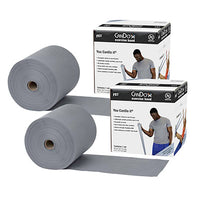 CanDo Latex Free Exercise Band - 100 yard (2 x 50 yard rolls) - Yellow - x-light — for Resistance Training and Rehabilitation