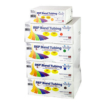 REP Tubing Latex Free Exercise Tubing, 100', Set of 5 (Peach through Plum) — for Resistance Training and Rehabilitation
