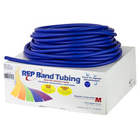 REP Tubing Latex Free Exercise Tubing, 100', Blue (Level 4) — for Resistance Training and Rehabilitation